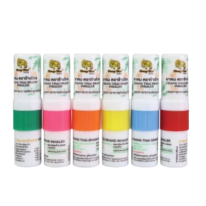 ยาดม ตราช้างไทย 1 แผง 6 ชิ้น บรรเทาอาการคัดจมูกเนื่องจากหวัด